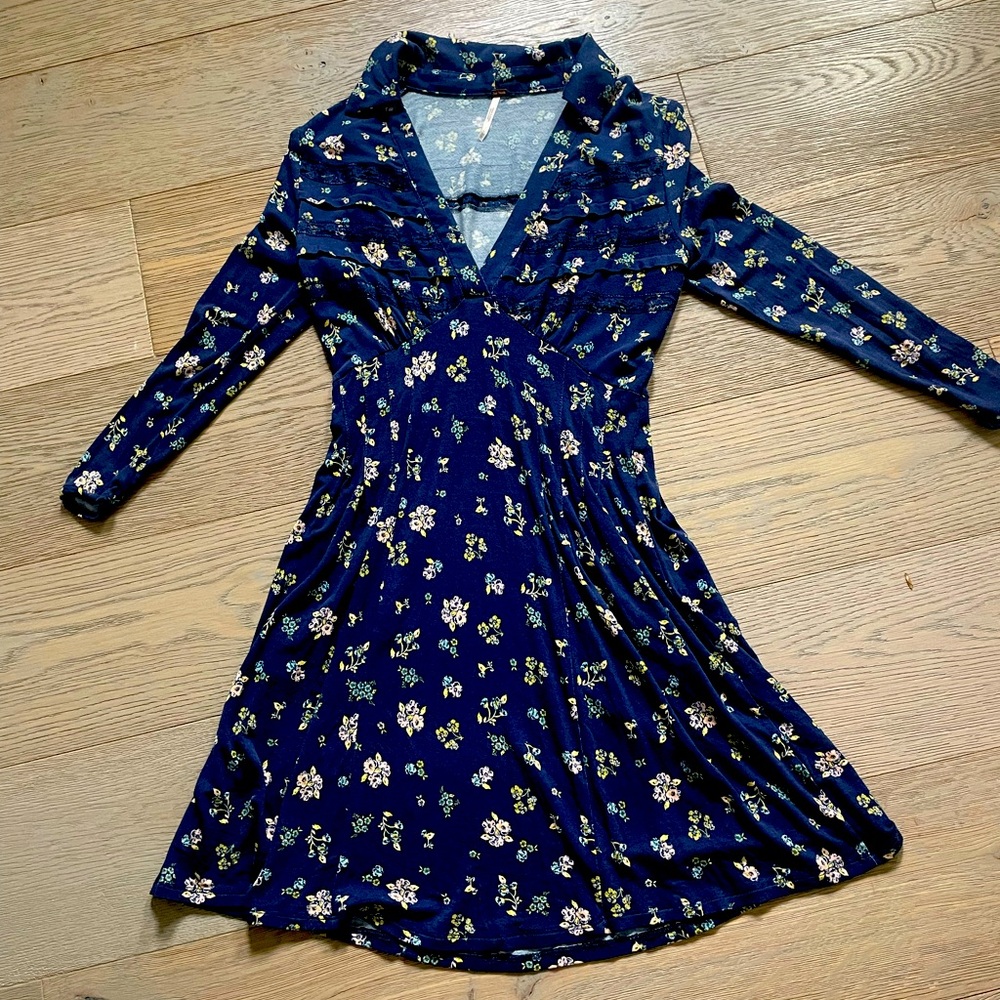 Free people blue dress